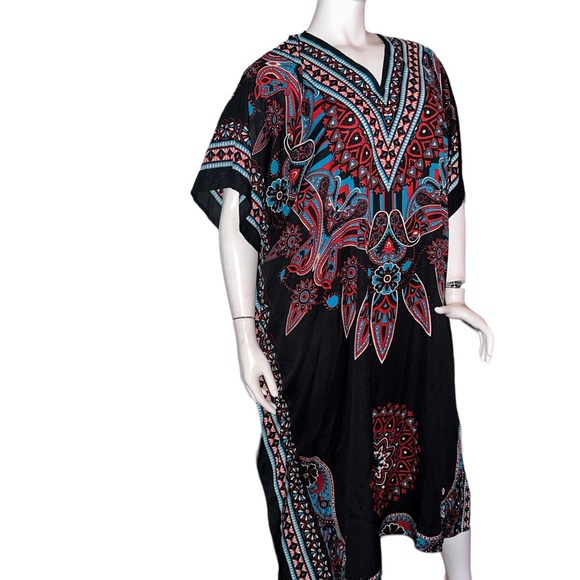 Santé Classics paisley caftan - Picture 2 of 5